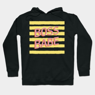 Boss Babe Cool Lady Boss Small Business Hoodie